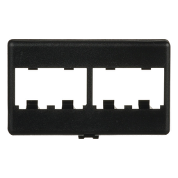 Placa de mobiliario Panduit CFFP4BL 4 puertos Mini-Com