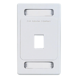 Placa de pared Siemon KFP-S-01-02S 1 salida keystone blanca