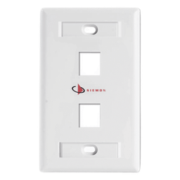 Placa de pared Keystone Siemon KFP-S-02-02S 2 salidas