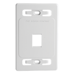 Placa de pared modular Siemon MX-FP-S-01-02 MAX 1 salida