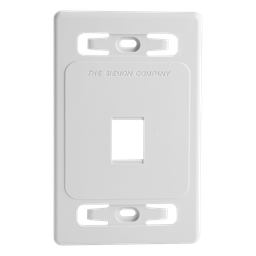 Placa de pared modular Siemon MX-FP-S-01-02B MAX 1 salida