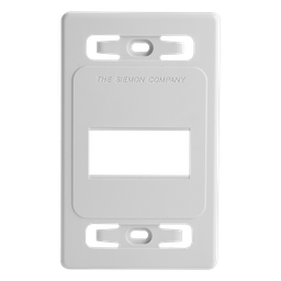 Placa de pared modular Siemon MX-FP-S-03-02B 3 salidas blanco
