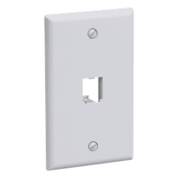 Placa de pared Panduit CFP1WH 1 puerto Mini-Com blanca