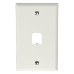 Placa de pared Panduit CFP1IW 1 puerto Mini-Com blanco hueso
