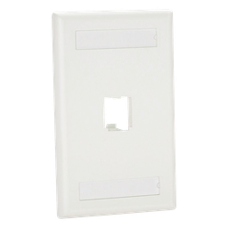 Placa de pared Panduit CFPL1IWY 1 puerto Mini-Com
