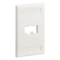 Placa de pared Panduit CFPL2IWY 2 puertos Mini-Com blanco