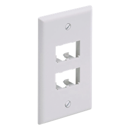 Placa de pared Panduit CFP4WH 4 puertos Mini-Com blanca