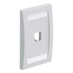 Placa de pared Panduit CFPE1WHY 1 puerto Mini-Com blanca