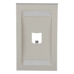 Placa de pared Panduit CFPE1IWY 1 puerto Mini-Com hueso