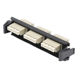 Placa acopladora fibra Siemon RIC-F-LC12-01C 12 fibras LC