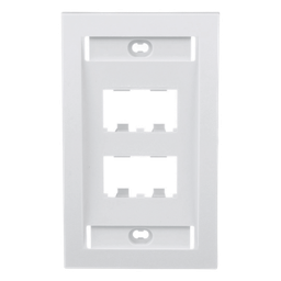 Placa de pared Panduit CFPE4WHY 4 puertos Mini-Com blanco