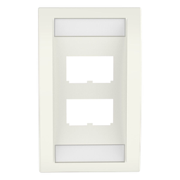 Placa de pared Panduit CFPE4IWY 4 puertos Mini-Com blanco