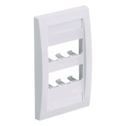 Placa de pared Panduit CFPE6IWY 6 puertos Mini-Com blanco