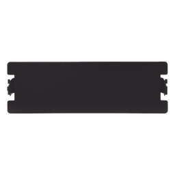 Placa ciega LinkedPro LP-FO-BLNK para DFO color negro