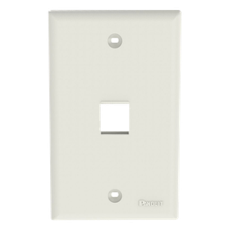 Placa de pared Panduit NK1FNIW 1 puerto Keystone blanco mate