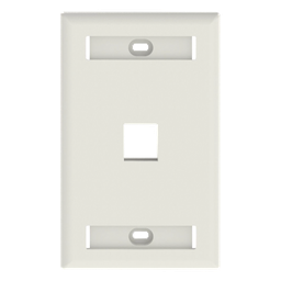 Placa de pared Panduit NK1FWHY 1 puerto Keystone blanco