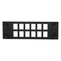 Placa Panduit FPONEAP12 12 adaptadores fibra óptica