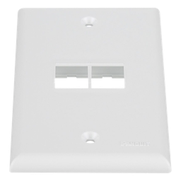 Placa de pared Panduit NK2FNWH 2 puertos keystone blanco