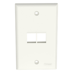 Placa de pared Panduit NK2FNIW 2 puertos keystone