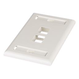 Placa de pared Panduit NK2FIWY 2 puertos Keystone blanco