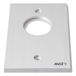 Placa RCI 960MAX28 aluminio anodizado para interruptor