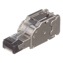 Plug RJ45 blindado Panduit FPS6X88MTG-X Cat6A 10 pzas