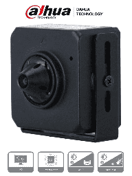 DAHUA IPC-HUM4231S-L4 - Camara IP Pinhole de 2 Megapixeles/ Lente de 2.8mm/ 96 Grados de Apertura/ Microfono Integrado/ H.265/ 1 E&S de Audio/ WDR Real de 120 dB/ Videoanaliticos con IVS/ #LoNuevo DH-IPC-HUM4231S-L4