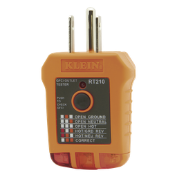 Probador de tomacorrientes GFCI Klein Tools RT-210