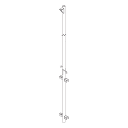 Pluma de instalación Syscom Towers SPLUMAP 4 m aluminio
