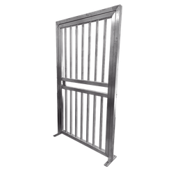 Puerta de cortesía AccessPRO XD-100 acero inox 304