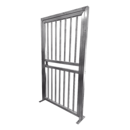 Puerta de cortesía AccessPRO XD100M acero inox 304