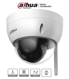 DAHUA IPC-HDBW1230DE-SW - Camara IP Domo Wifi de 2 Megapixeles/  Lente de 2.8 mm/ 100 Grados de Apertura/ IR de 30 Metros/ Ranura para MicroSD/ IP67/ Antivandalica Ik10/ Detección de Humanos SMD/ Hasta 80 Metros de Alcance en Area Abierta/ #LoNuevo DH-IPC-HDBW1230DE-SW