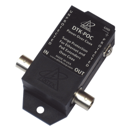 Protector coaxial PoE DITEK DTKPOC BNC Ethernet 10/100