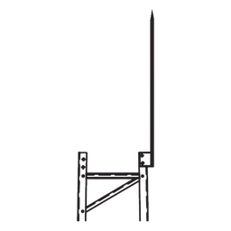 Punta pararrayo maciza Trylon TRY-TLR 2.4 m