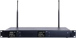 Receptor micrófono inalámbrico Epcom EP-592U 2 canales UHF