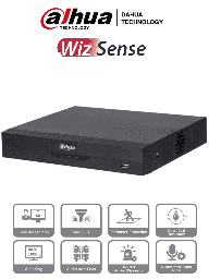 DAHUA XVR5104HS-I3 - DVR de 4 Canales 5 Megapixeles Lite/ WizSense/ IA/ H.265+/ +2 Canales IP/ Hasta 6 Canales IP/ 1 Canal de Reconocimiento Facial/ 1 Ch Protección Perimetral/ SDM Plus/ Codificación IA/ Funciones IoT & POS/ 1 SATA/  DH-XVR5104HS-I3