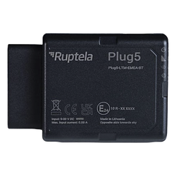 Rastreador GPS OBD Ruptela PLUG5 LTE CAT4 BLE 5.1