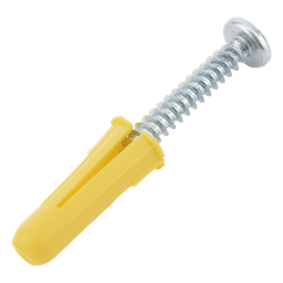 Taquetes y tornillos Thorsman TP-1X-KIT 1 amarillo 40pz