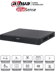 DAHUA XVR5232AN-4KL-I3 - DVR de 32 Canales 4k/ 8 Megapixeles/ WizSense/ Con IA/ 6 Canales de Reconocimiento Facial/ H.265+/ Hasta 32 Canales IP/ Codificación IA/ SMD Plus/ 2 Bahías de Discos Duros/ Funciones IoT&POS/ #LoNuevo #ProHDCVI DH-XVR5232AN-4KL-I3