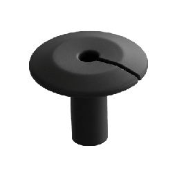 Pasacable LinkedPro LP-CBN-O PVC negro 9.3 mm 45°