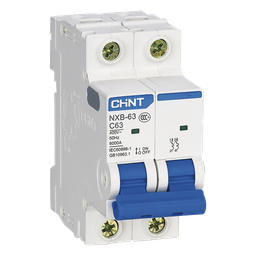 Interruptor termomagnético Chint NXB632PC20 2P 20A 6kA