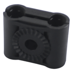 Sujetador coaxial Syscom Towers CB-38 3/8" plástico