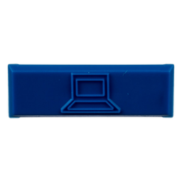Iconos de datos Panduit CIDBU-C Mini-Com azul 100 pzas