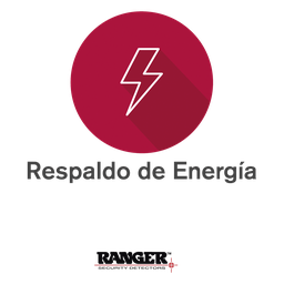 Respaldo de energía Ranger BU batería 8 h para arco detector