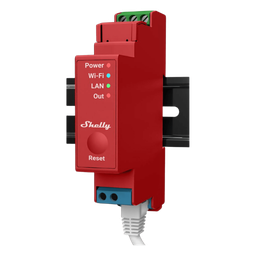 Relevador WiFi Shelly Pro 1PM 1 canal 16A riel DIN