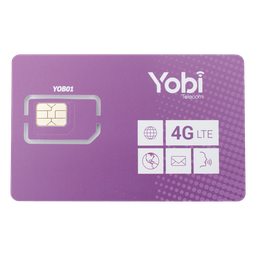 SIM de datos Yobi SIM10GBYOBI 10GB/mes 1 año Telcel