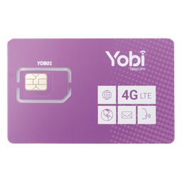 SIM de datos Yobi SIM1GBYOBI 1GB/mes 1 año Telcel