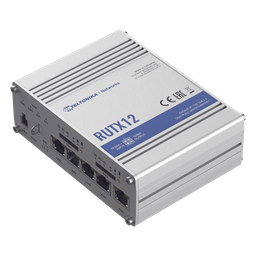 Router industrial Teltonika RUTX12 dual LTE Cat 6 600 Mbps