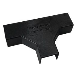 Sección en T Thorsman TMK-1720-T-N PVC negro para canaleta