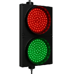 Semáforo vehicular AccessPRO PRO-LIGHT-LED 2 luces 200mm